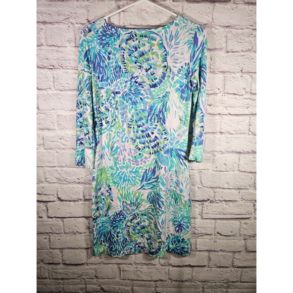 Lilly Pulitzer Shell Of A Party Sophie Dress Size XS Three Quarter Sleeve - Picture 6 of 8